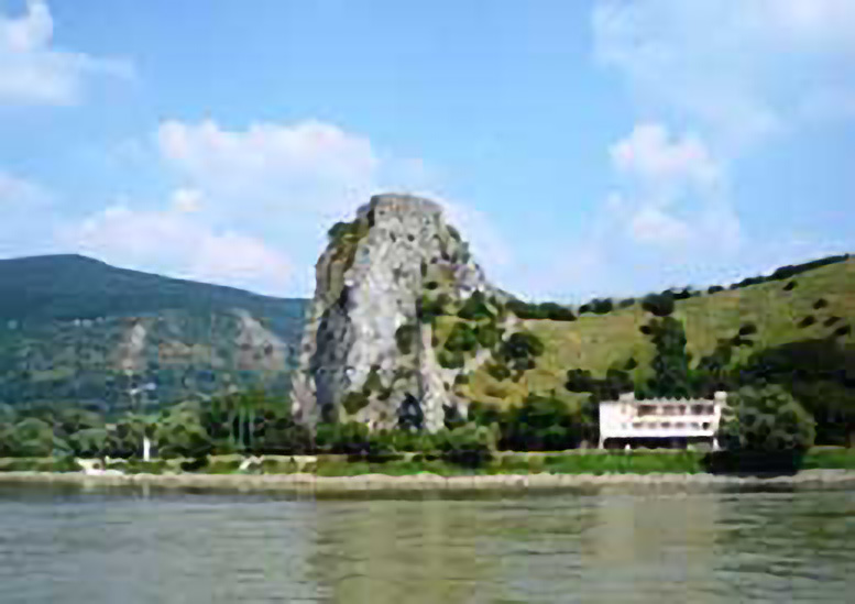 Devin Castle Bratislava from the river Slovakia DMC