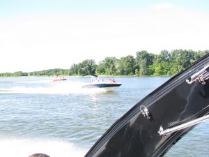 Speedboats Bratislava Danube river